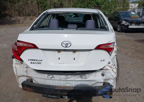 2018 Toyota Corolla Le из США, поврежденный, VIN 5YFBURHE8JP742235